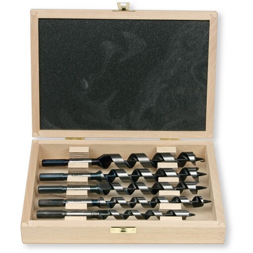 Coffret mèches bois spire unique hexagonales Longueur 320 mm